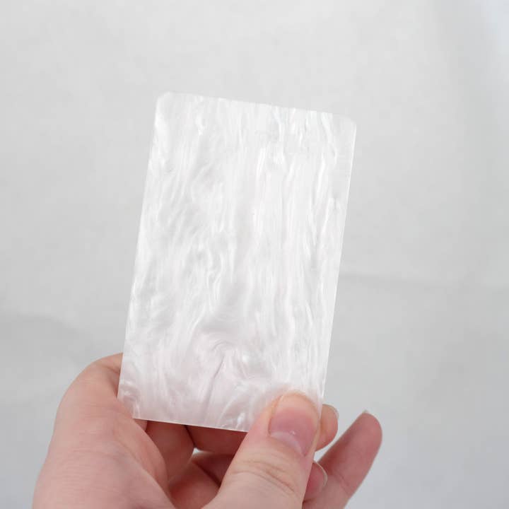 Simple & Sentimental - Wholesale Craft Supplies - 1/8" White Marble Cast Acrylic Sheets1