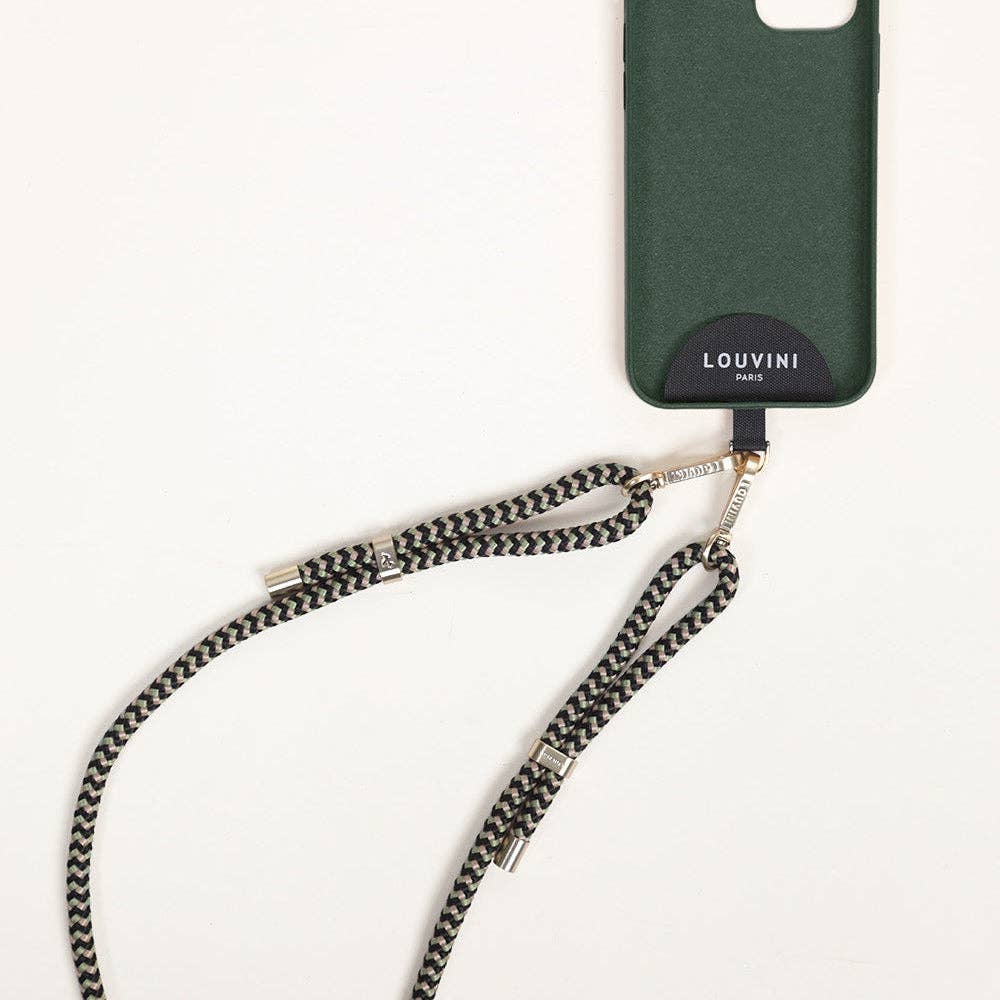 Louvini Paris - Vendita all'ingrosso Cinturino portacellulare - Adattatore universale per custodia con tracolla Miki - nero2