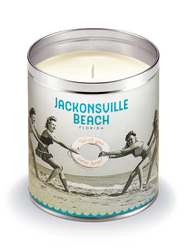 Kerze mit Ziehkerze für Strandmädchen für den Großhandel von Aunt Sadie's Candles