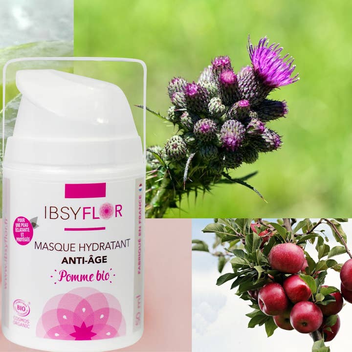 Masque hydratant anti-âge - Hydratation, fermeté, éclat - 50 pour la vente par ibsyflor