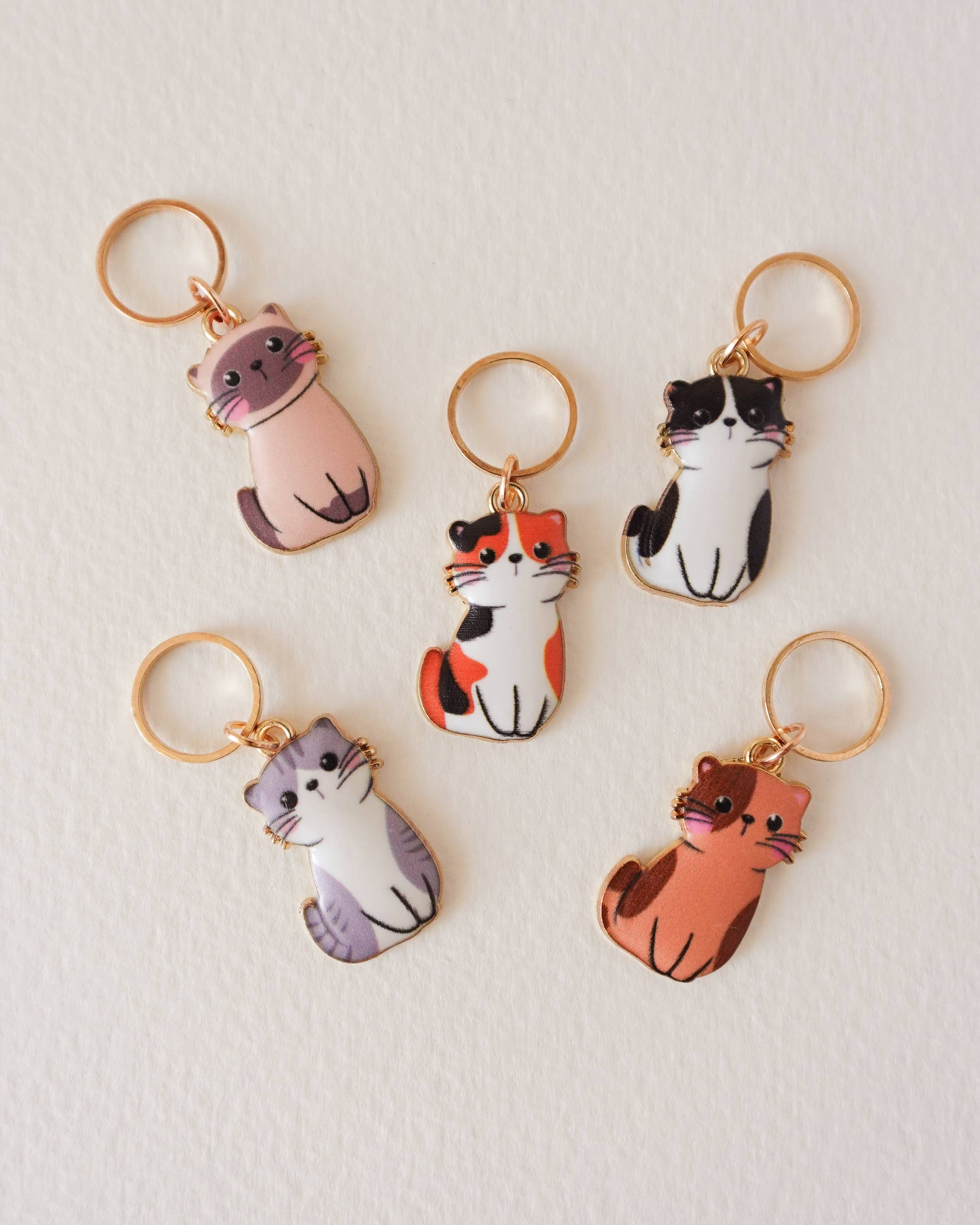 Hello Kim - Kim Chui - Wholesale Knitting/Crochet Supplies - Kittens #4 - Stitch Markers
