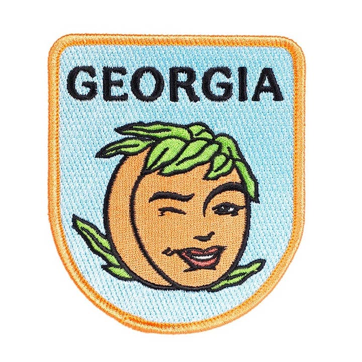Georgia Embroidered Patch for wholesale by Oxford Pennant