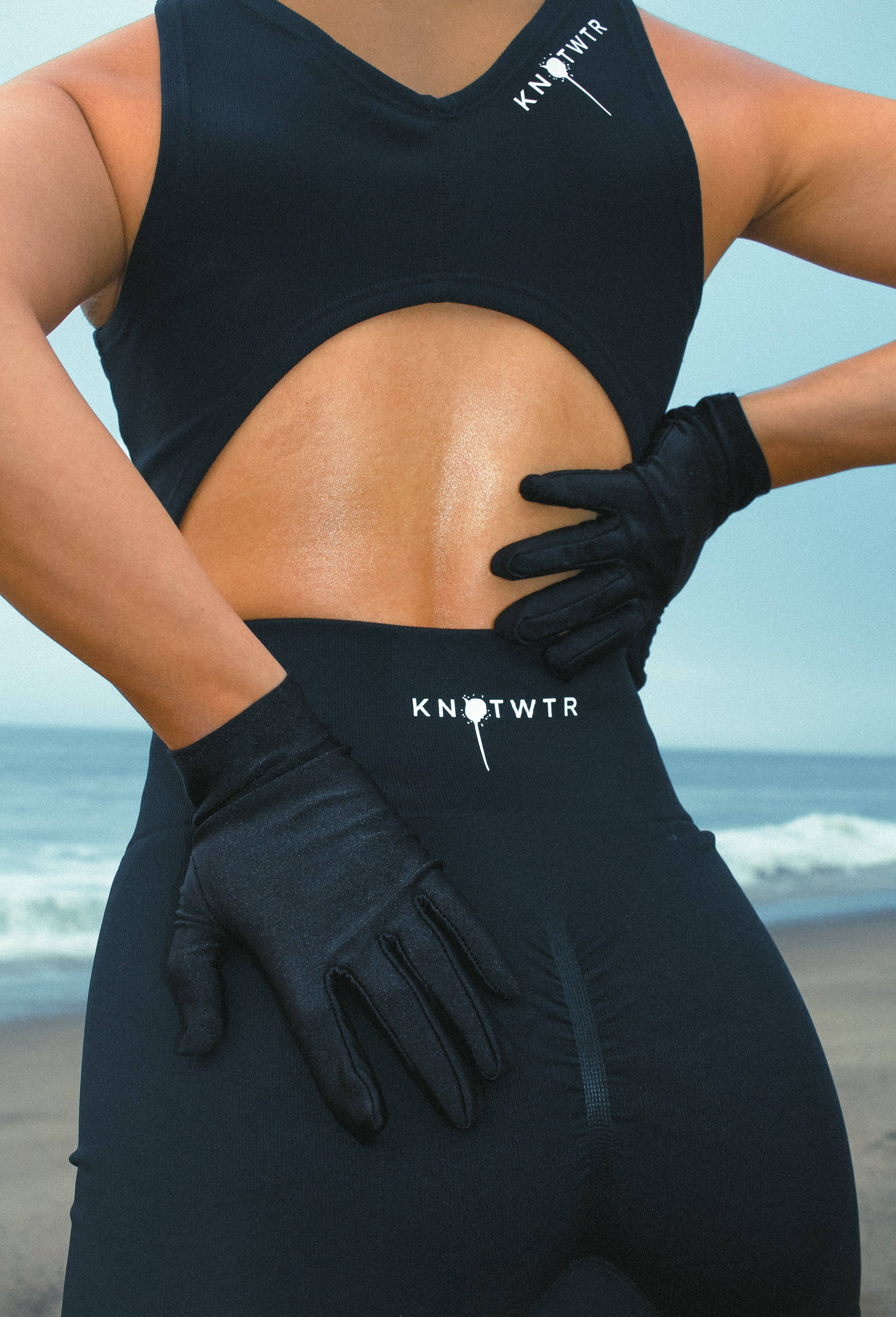 KNOTWTR - Venta al por mayor Pantalones cortos deportivos - Mujer - Mallas Cortas Negras0