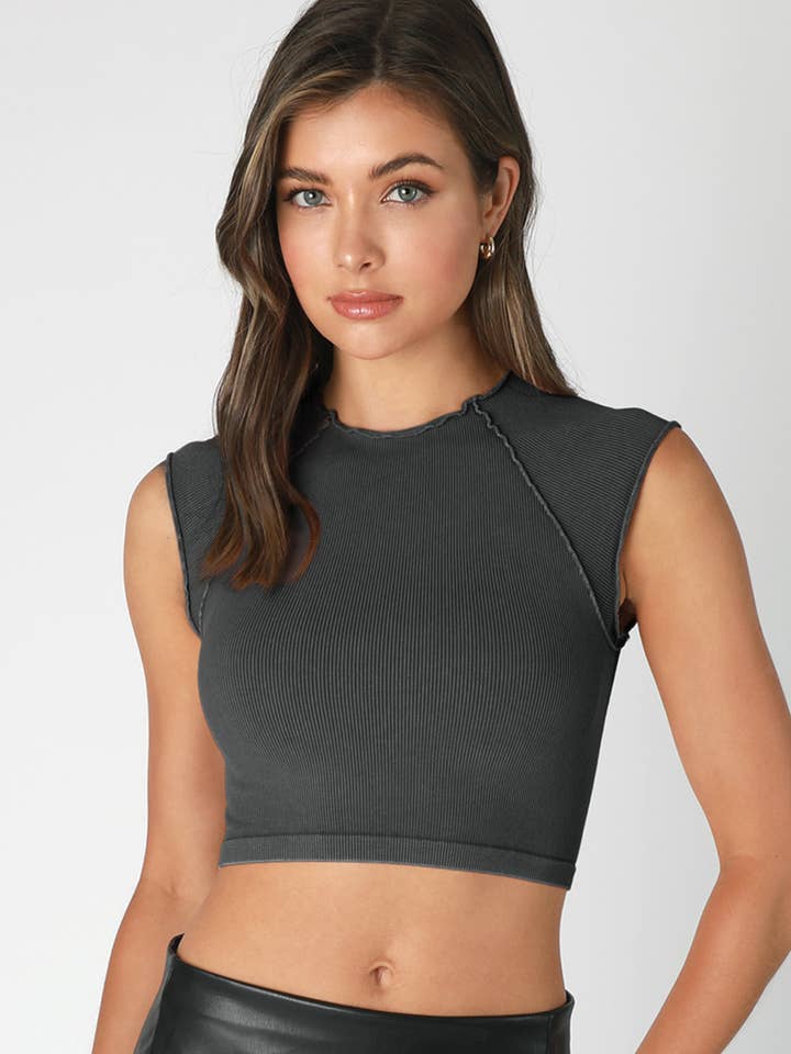 NS8305 - Vintage uitsnijding met zichtbare naden voor wholesale door NIKIBIKI