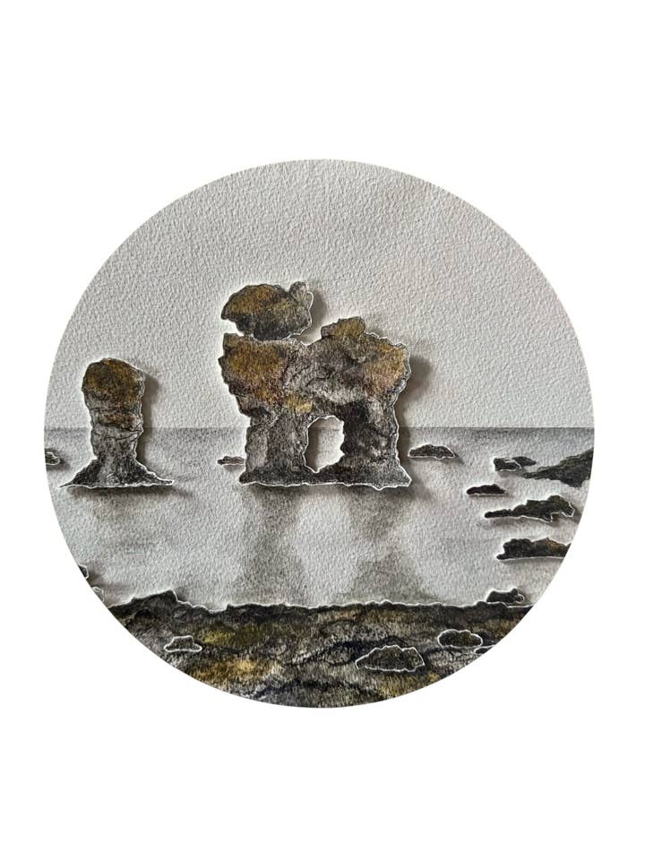 Round Placemat Gotland for wholesale by NINA D