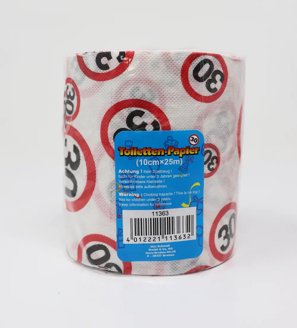 Close Up GmbH - Wholesale Toilet Paper - Toilet paper 30 birthday toilet paper1