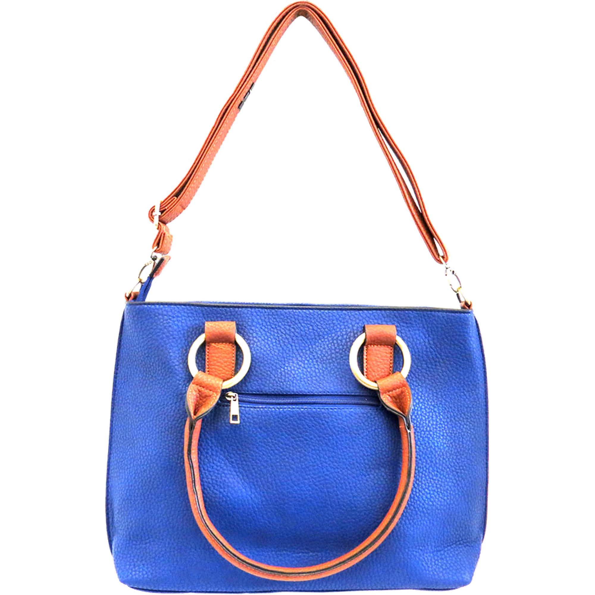 22 Tote - Wholesale Tote Bag - Women's - Pebbled Vegan Leather Triple-Compartment Shoulder Tote Bag21