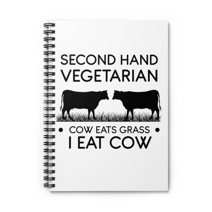 Teegarb LLC – wholesale Notebook – Spiral Notebook Humorous Grilling BBQ Poultry Sausage Ketogenic Foodie Lover Novelty Barbecue0