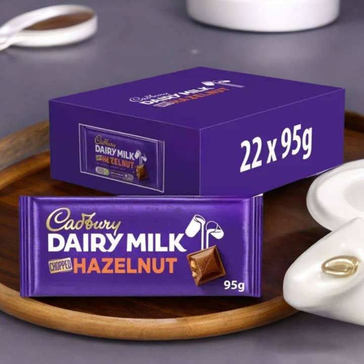 MOM - Wholesale Chocolate Bar - Cadbury Dairy Milk Fruit and Nut Chopped Chocolate Bar 95g