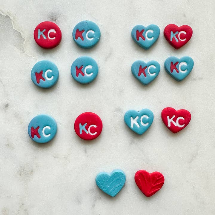 Vandy Visuals Shop - Vente Clous d'oreille - Boucles d'oreilles à tige KC Current | Soccer féminin de Kansas City0