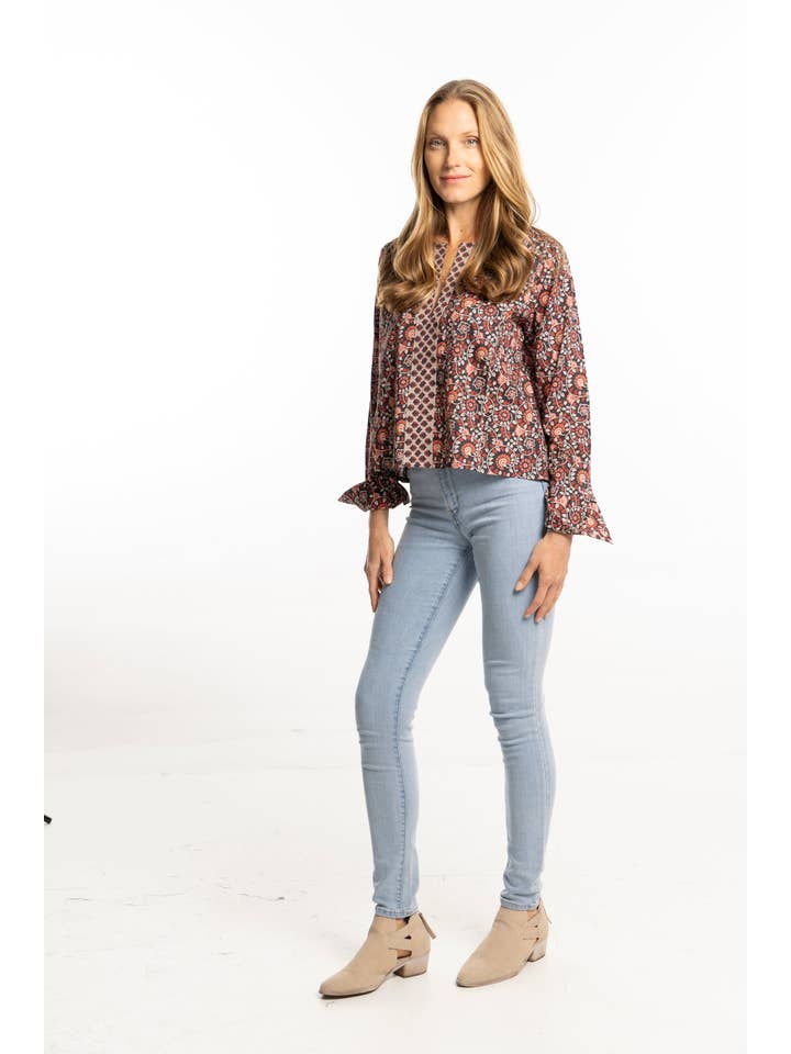 Lucia Top. Cherry Black for wholesale on Faire5