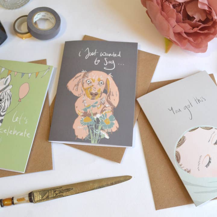 Lise Marie prints - Wholesale Baby Card - You Got This, New Baby Card LM0363