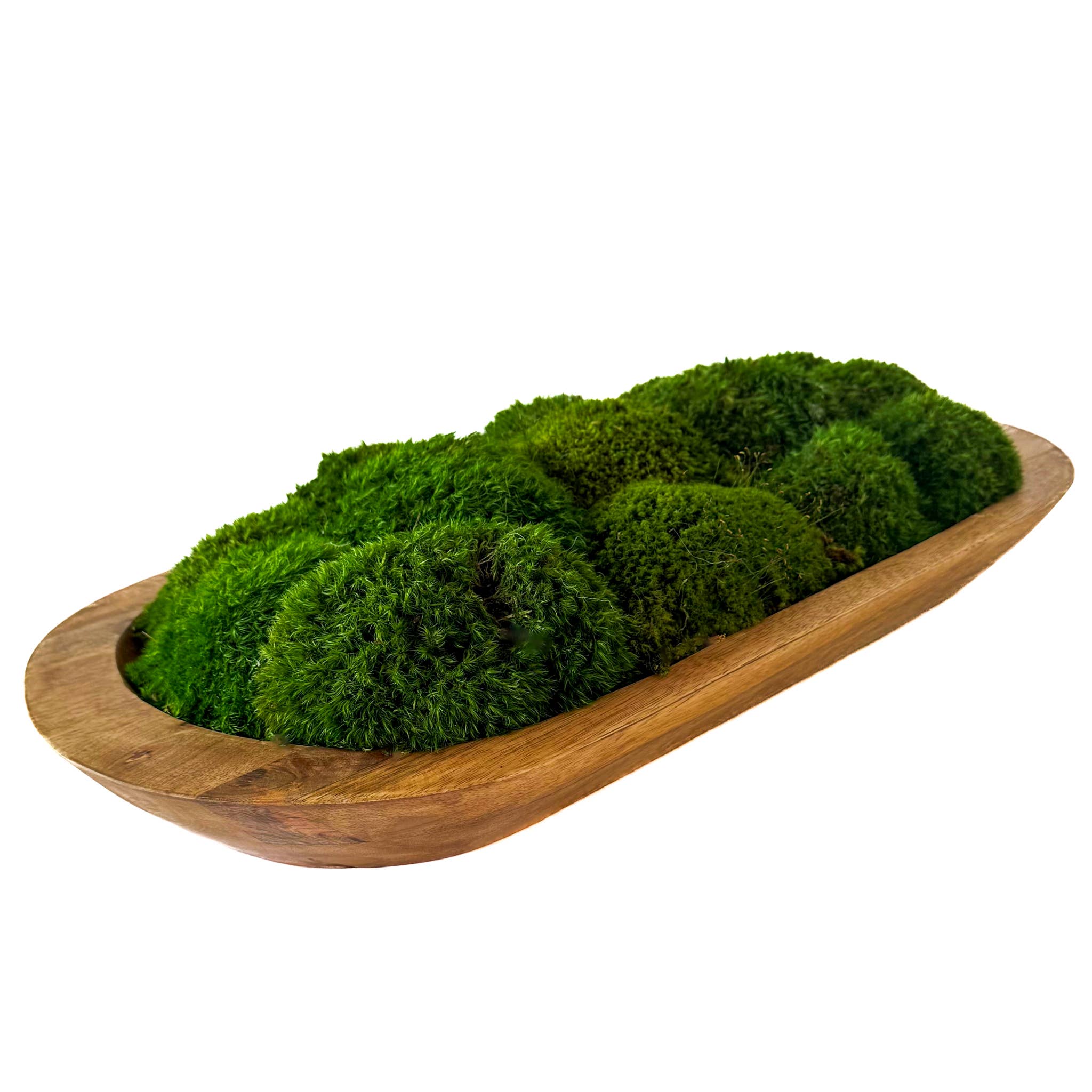 Naturlig Moss Medium Mangoträskål för wholesale på Faire1