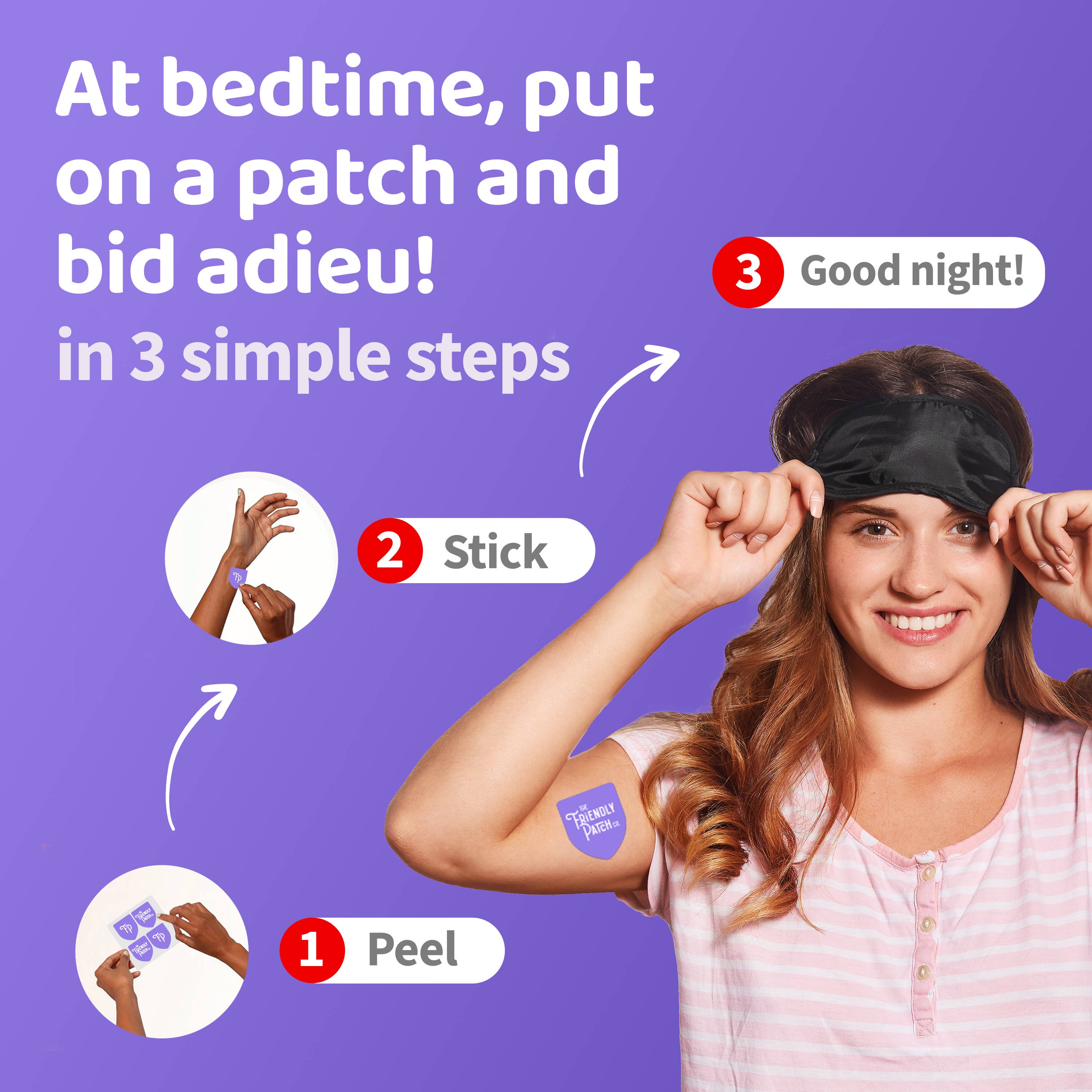 Friendly Patch CO - Wholesale Oral Supplement/Vitamin - Snoozzze Sleep Patch - 28 patches7