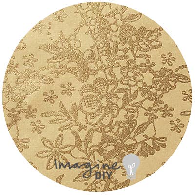 Edwardiaanse glans in zand en goud (gerecycled katoenpapier) voor wholesale door Imaginediy