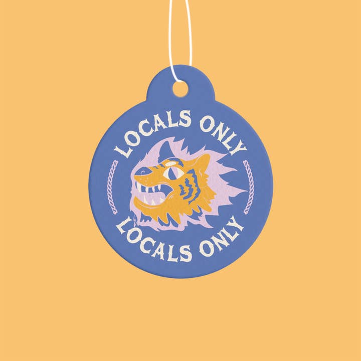 Locals Only Air Freshener for wholesale by Sure Fire Studio