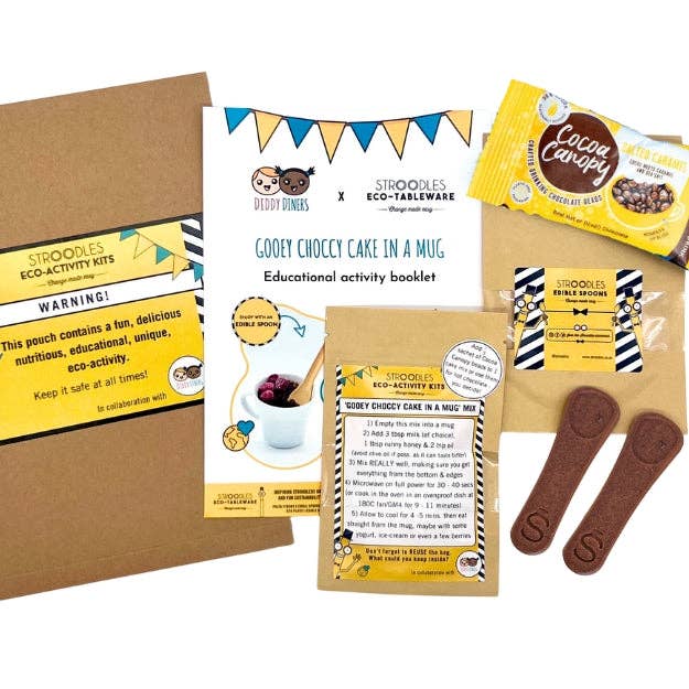 Stroodles – wholesale Cake mix – Gooey Choccy Cake party bag - with chocolate beads0