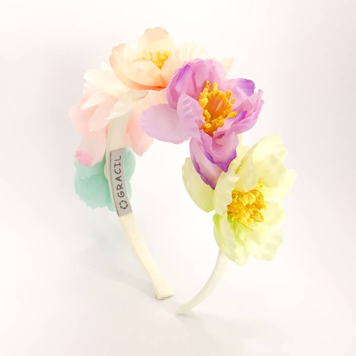 Headband “Poppy” for wholesale by Gracil - grace in details