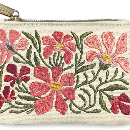 COIN POUCH FLOWER MARKET CAMELLIA for wholesale by Lady Jayne