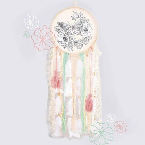 MANIK - Vente Kit de bricolage - Kit de peinture BUTTERFLY DIY Dreamcatcher, kit de bricolage avec 5 SHARPIES2