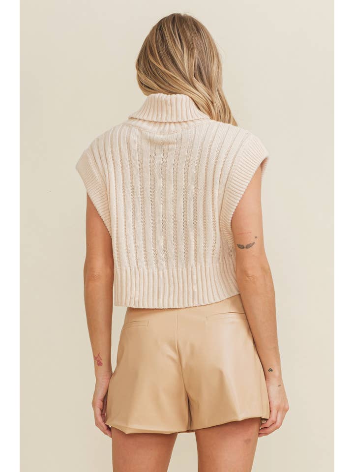 Cloud Ten - Wholesale Sweater Vest - Women's - CSW9053A - Rib Knit Women's Sweater Vest