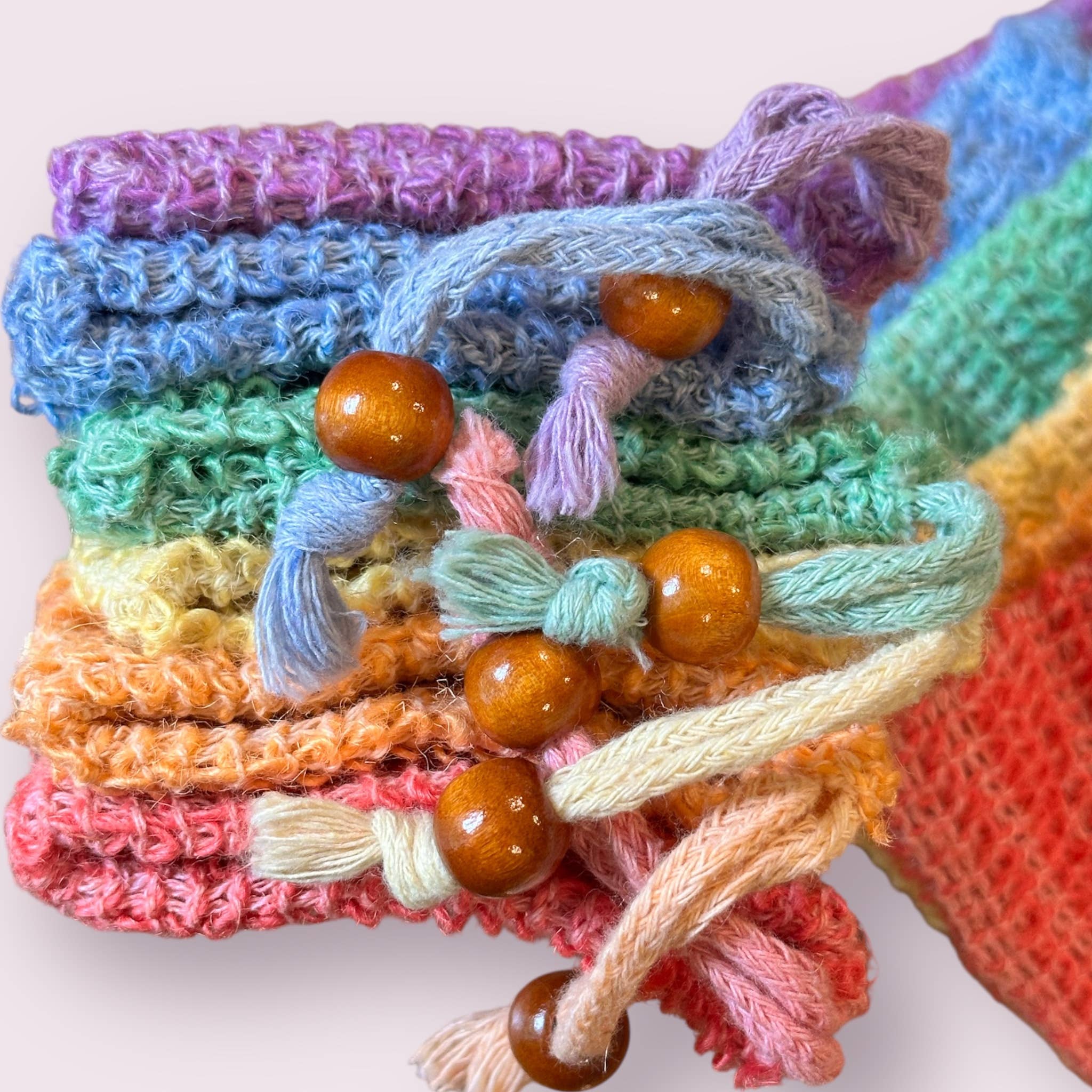 Earthcraft Soap Co - Wholesale Soap Pouch/Sack/Bag - Soap Saver Bags – Rainbow Set of 62