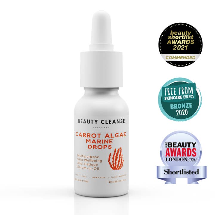 Beauty Cleanse Skincare – Großhandel Gesichtsöl – Anti-Müdigkeit Karotten-Algen-Meeres-Tropfen - Gesichtsöl-Serum