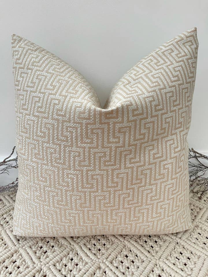 The Couture Cushion - The Cream Mattox - Style No. 75 for wholesale by The Couture Cushion