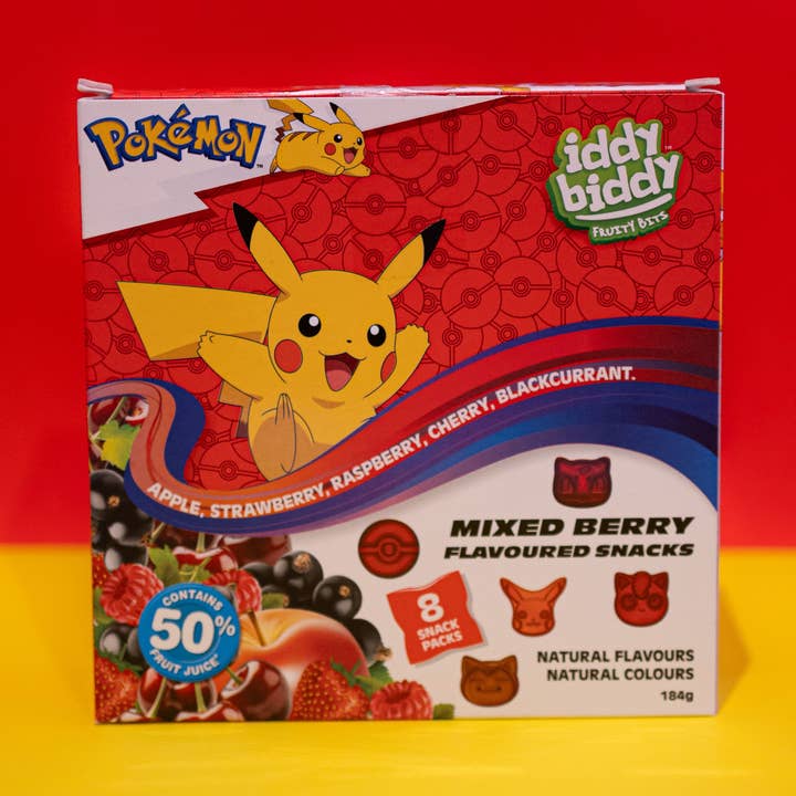 IDDY BIDDY POKEMON FRUIT SNACKS LICENSED for wholesale by Grill Society