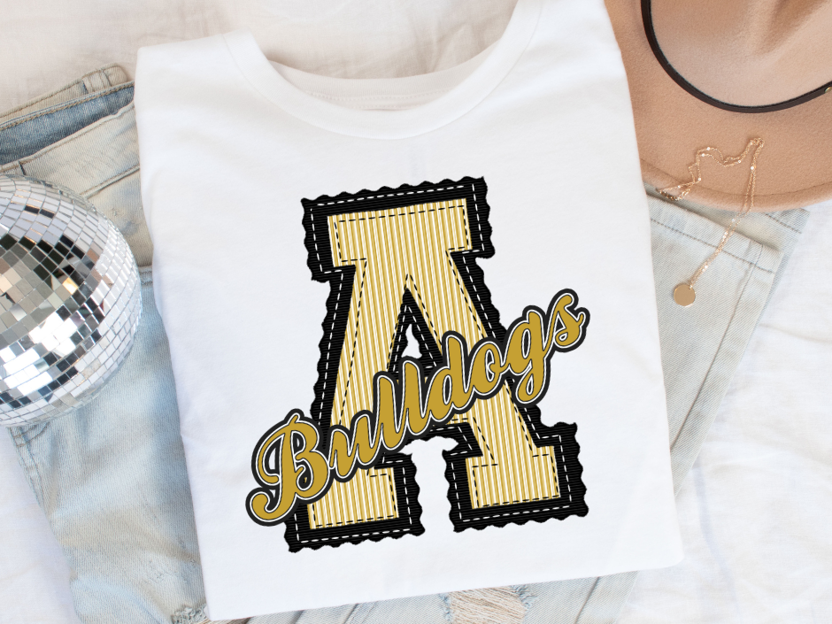 4Twenty4 Printed Apparel - Wholesale Sweatshirt - Women's - Prepster Varsity Mascot Tee or Sweatshirt1