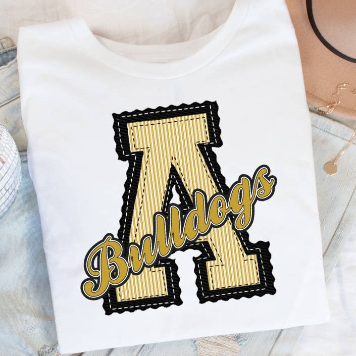 4Twenty4 Printed Apparel - Wholesale Sweatshirt - Women's - Prepster Varsity Mascot Tee or Sweatshirt1