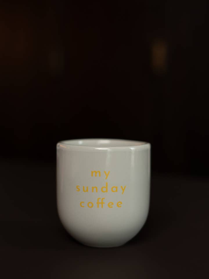 Sisi mug, My sunday coffee for wholesale by Sisi, house of style BV