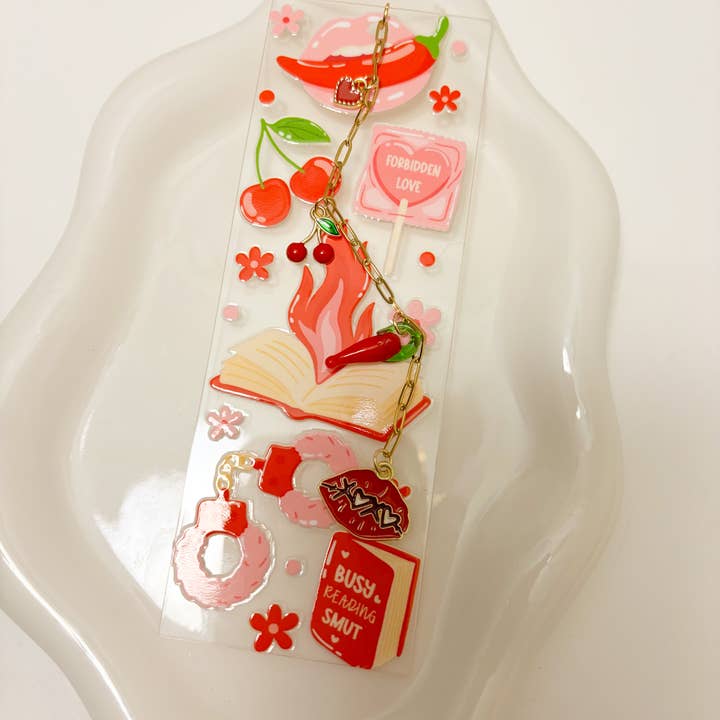 Spicy Reader Charmed Bookmark for wholesale by Lover's Library