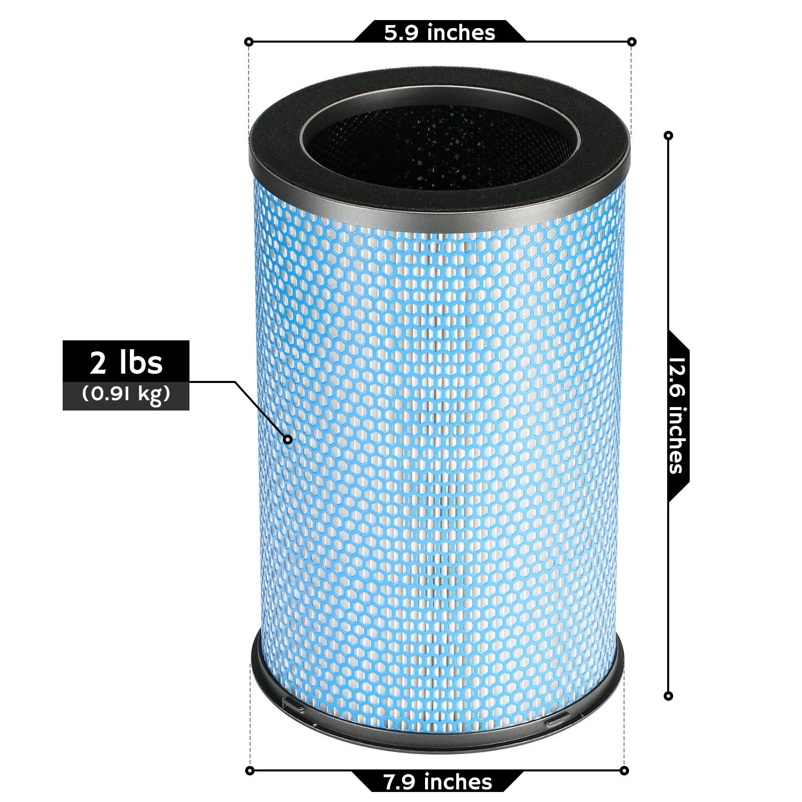 Airthereal - Wholesale Air Purifier - AGH380 H13 HEPA Medical Grade Replacement Filter4