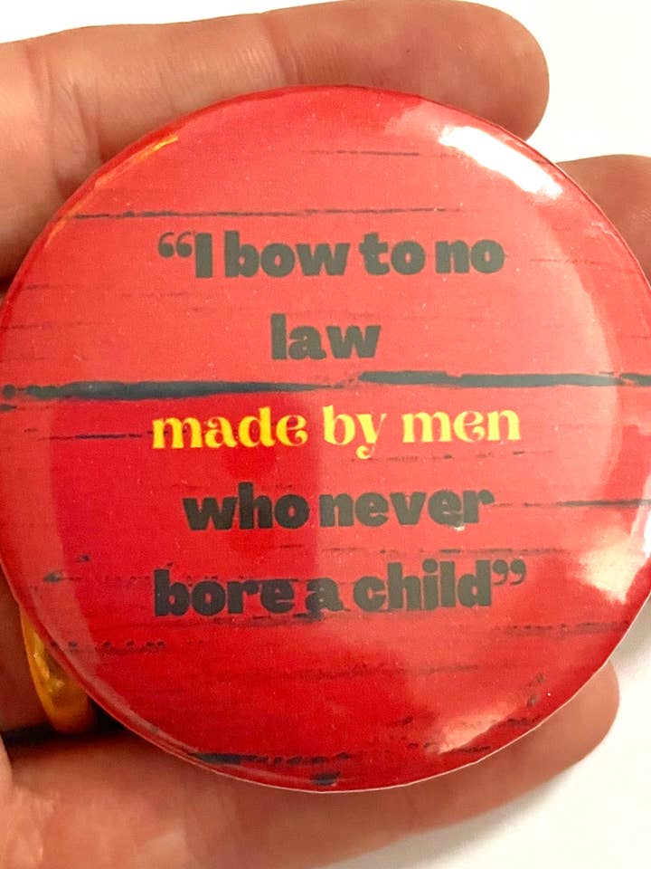 Bouton droit des femmes au dos, badge des droits de la femme pour la vente par Positivi-Ties