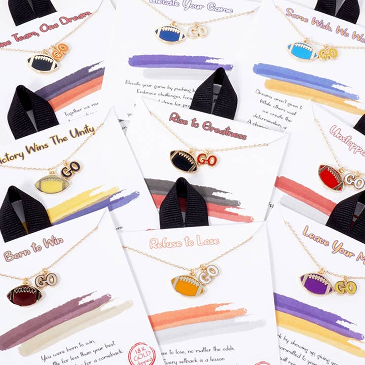 Fashion City – wholesale Hänge-/berlockhalsband – Fotbollstema Designad Hängsmycke Halsband18