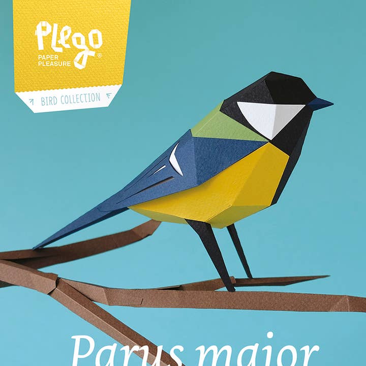 Great Tit - Bird 3D Paper Figure by Plego for wholesale by Today is Art Day