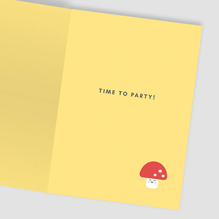 Second Nature Ltd – wholesale Everyday greeting card – Mushroom - Deco Patch - Second Nature2