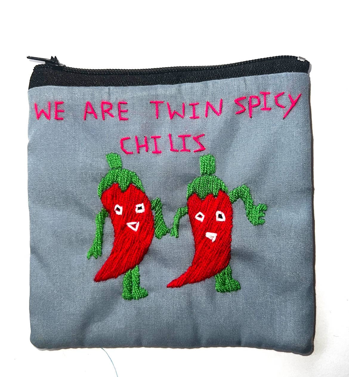 Wooven - Wholesale Pouch - Women's - "Chalee" Small Hand Embroidered Pouches by Hmong Youth in Laos14