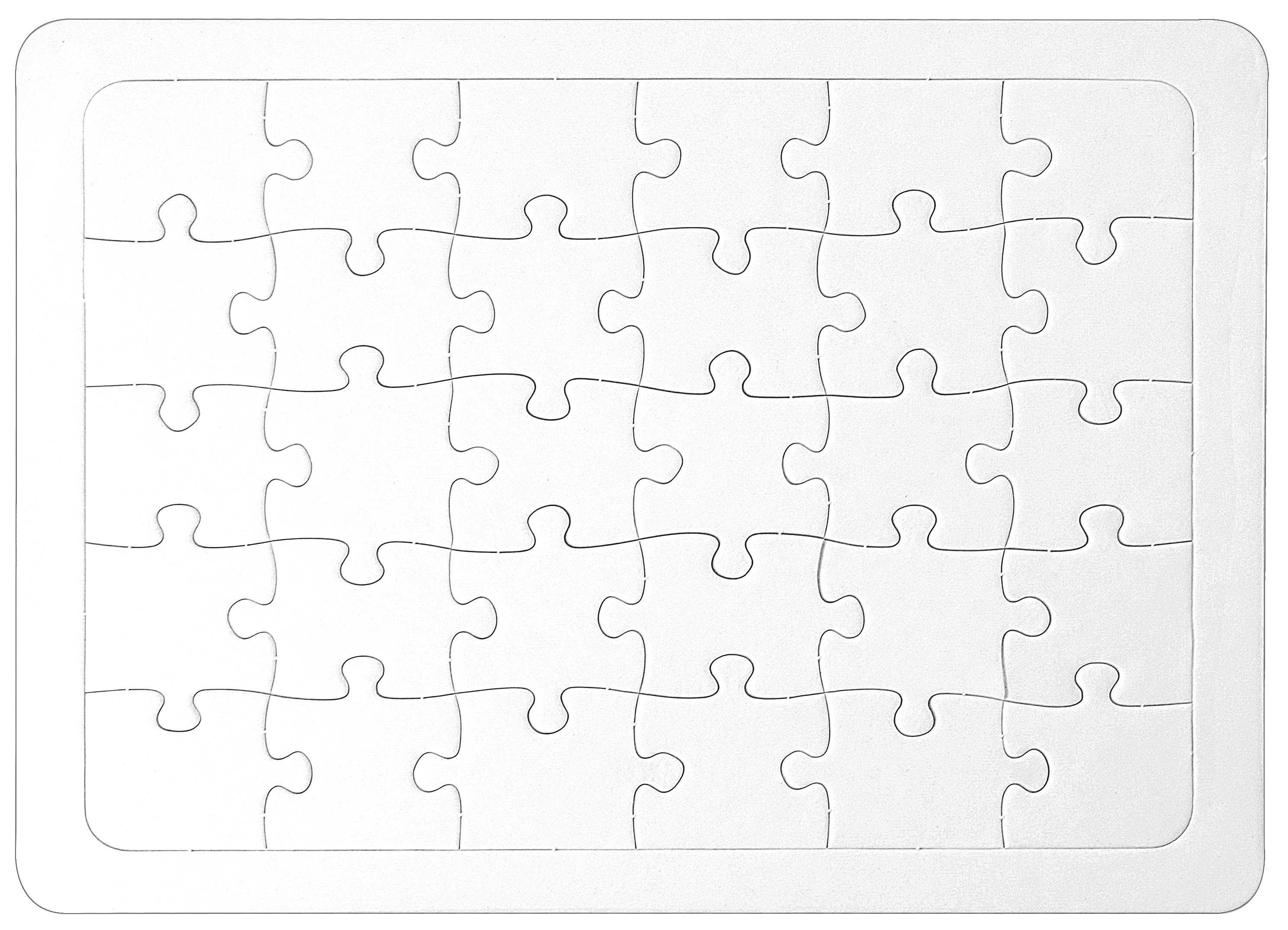 URSUS® / Buntpapierfabrik Ludwig Bähr GmbH & Co. KG - Wholesale Puzzle - Kids - Blank puzzle, DIN A41