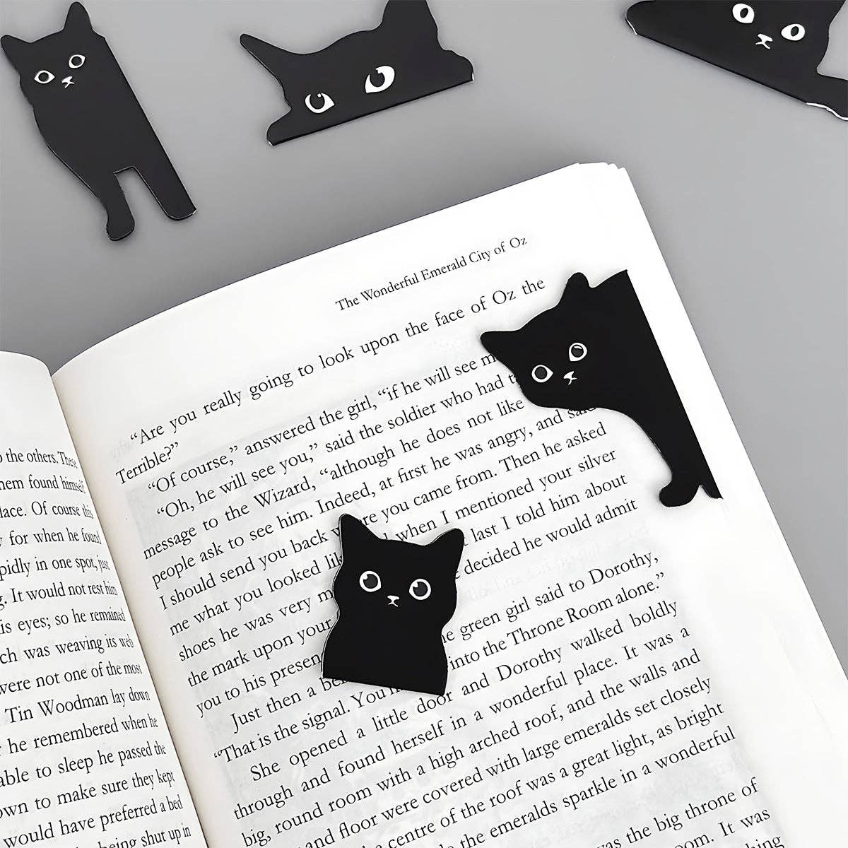 Wrapables.com - Wholesale Bookmark - Wrapables Magnetic Black Cat Bookmarks,  (Set of 24)4