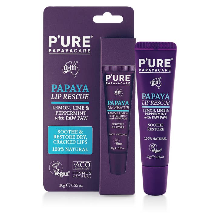 PURE Papaya Lip Rescue Balm for wholesale by PURE Papaya Care