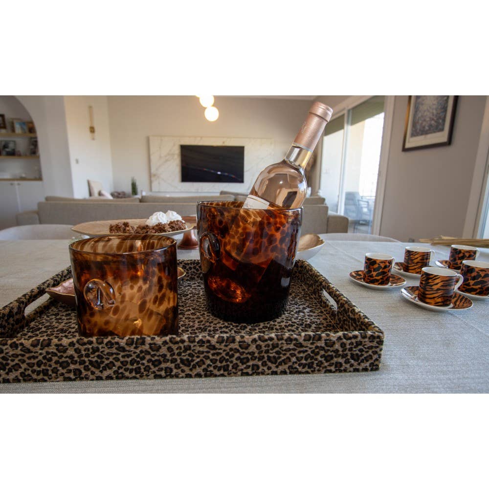 AULICA – wholesale Partybadkar – Champagnehink safari 15x15x18cm3