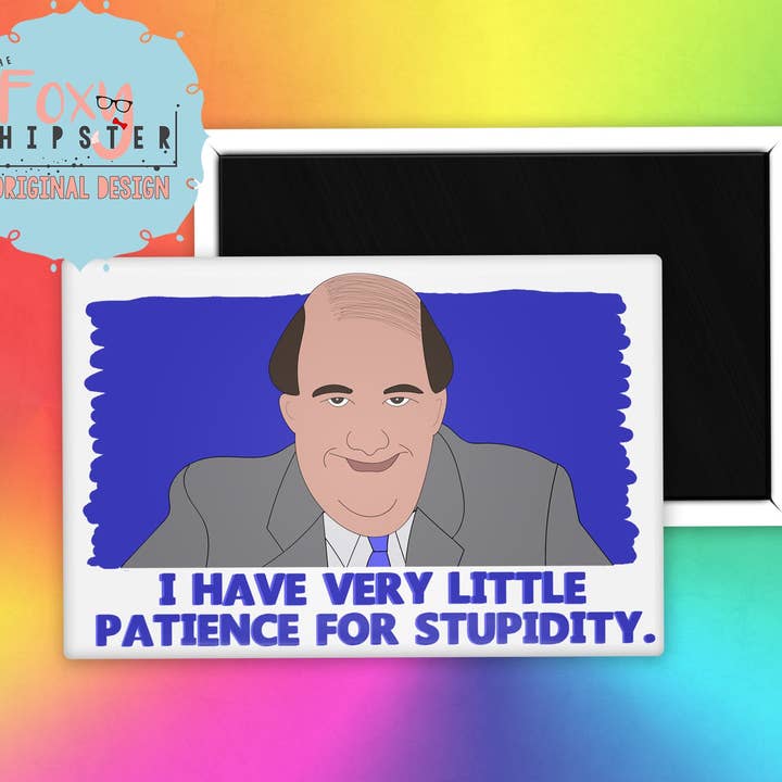 The Office Kevin Malone Fridge Magnet for wholesale by The Foxy Hipster