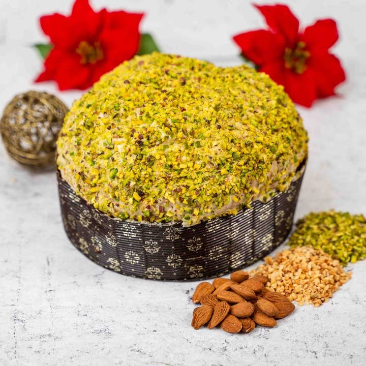 Sicilyaddict - Wholesale Cake - Artisanal Panettone filled with Three Wonders 1.1kg1