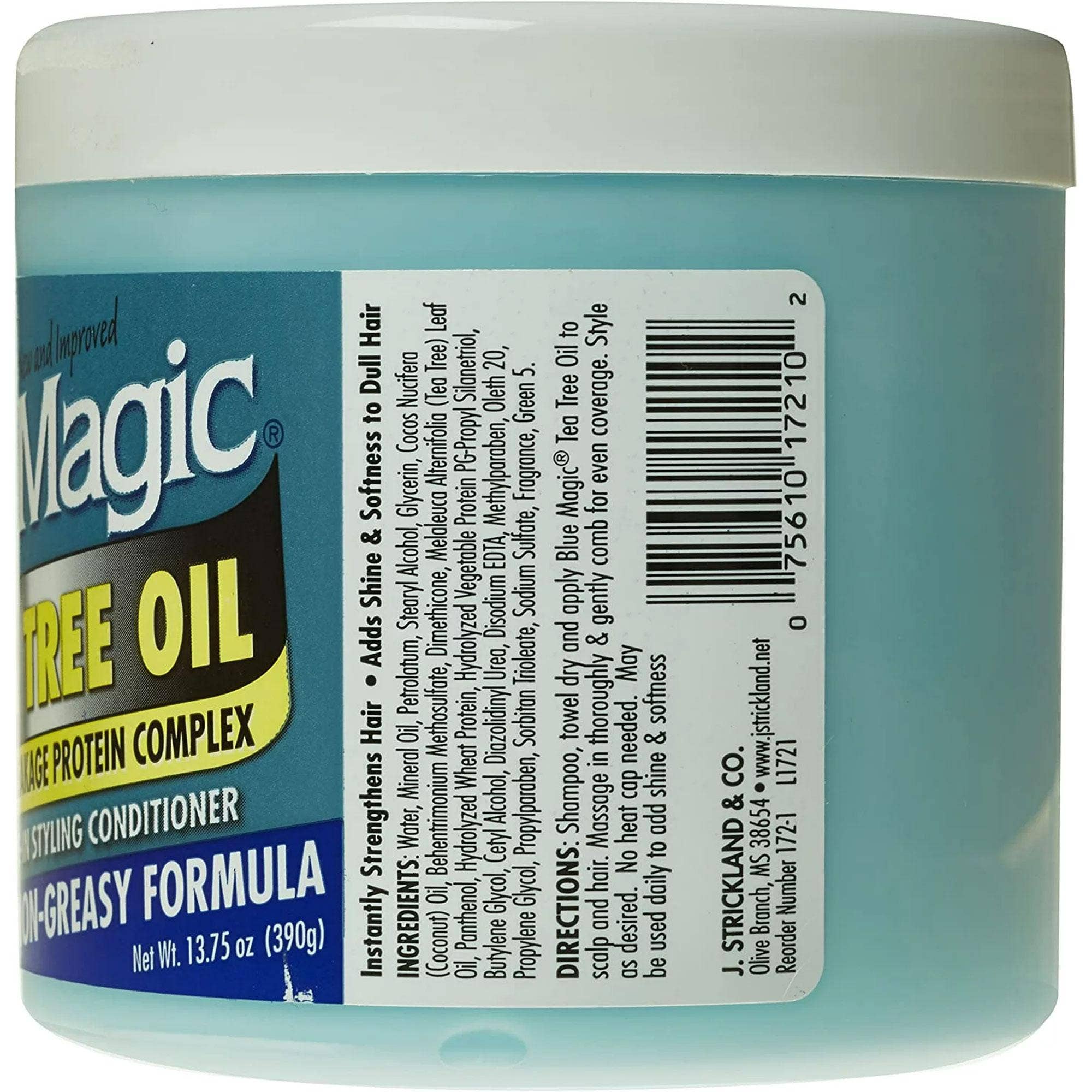 KT Supply - Wholesale Hair Oil - Blue Magic Antibreakage Tea Tree Oil, 13.75 Oz.1