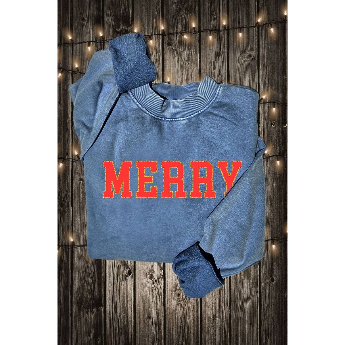 HRTandLUV - Wholesale Sweatshirt - Dames - MERRY GLITTER MINERAL GRAPHIC SWEATSHIRTS2