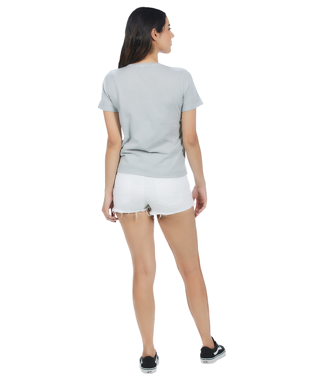 U.S. Apparel - Vente T-shirt – femme - T-shirt à col rond en jersey pour femmes7