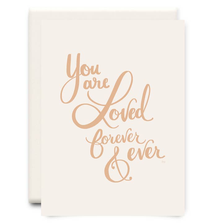 Inkwell Cards – wholesale Kärlekskort – Du är älskad för evigt & Evigt | Kärlek Hälsningskort