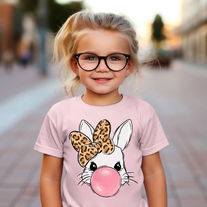 Cotton Threads - Venta al por mayor Camiseta serigrafiada - Niños - camisa de pascua para niñas2